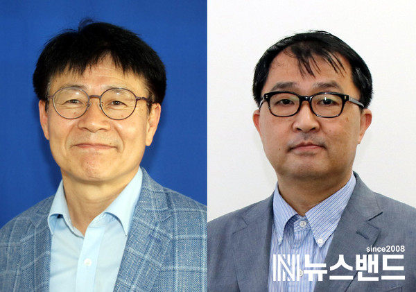 민주당 대전시당 신임 사무처장 오병현(왼쪽), 공보국장 권은남.