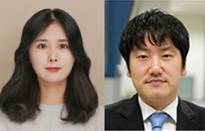 중도일보 김소희 기자(왼쪽), 대전MBC 고병권 기자.