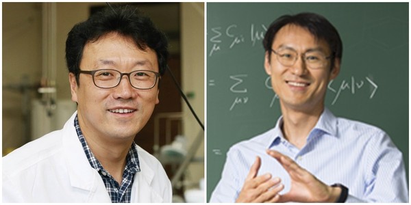 왼쪽부터 KAIST 화학과 박정영 교수, KAIST 생명화학공학과 정유성 교수