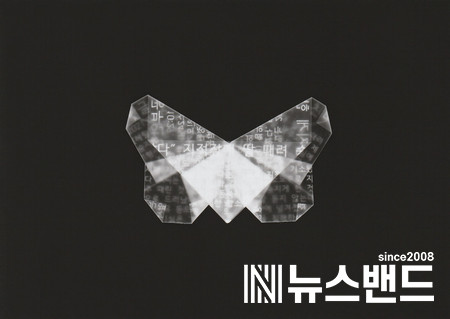 김영진, 나비,포토그램,젤라틴 실버 프린트,12.7x7.8cm, 2021